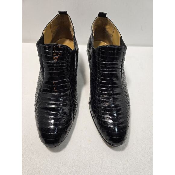 Giorgio Brutini Private Collection Genuine Snake Leather Ankle Western Boot 10M - Picture 2 of 12